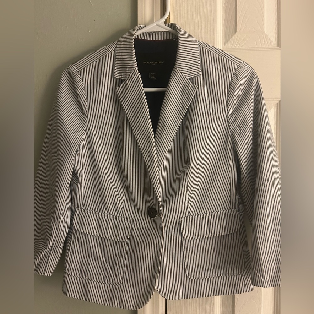 Banana Republic Striped Blazer